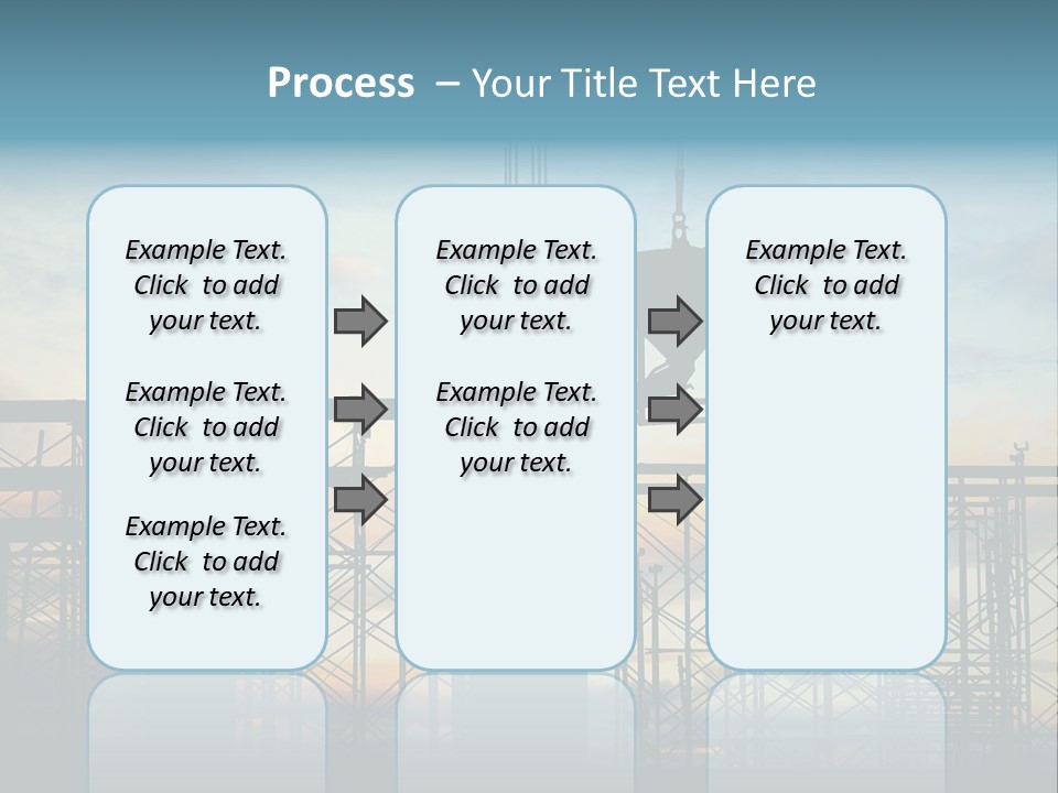Housing Hardhat Structure PowerPoint Template