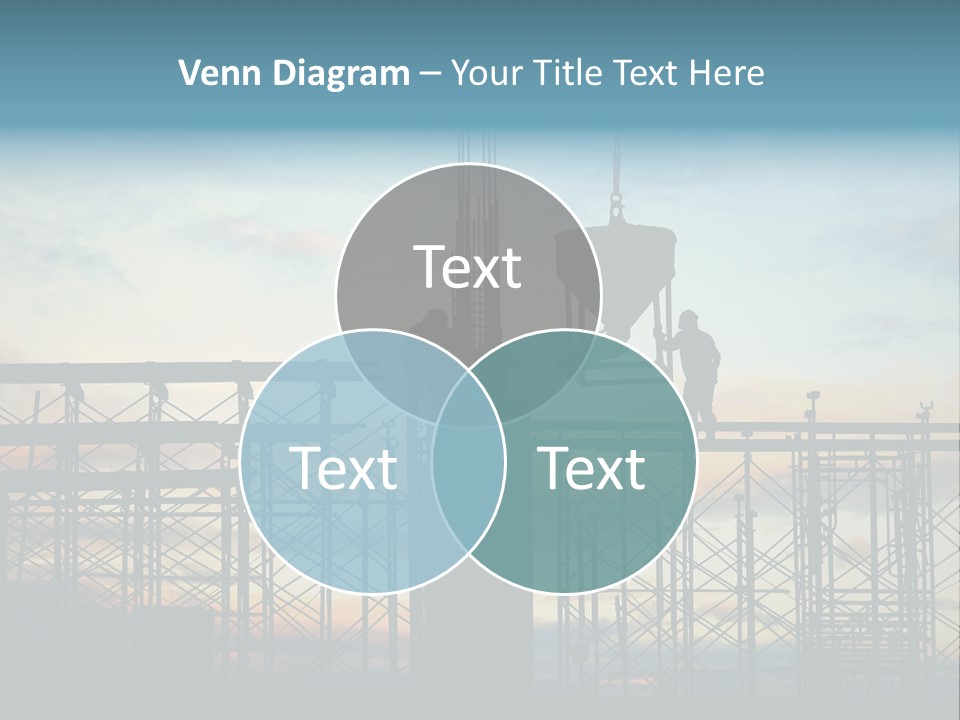 Housing Hardhat Structure PowerPoint Template