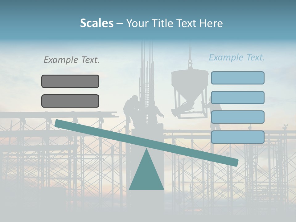 Housing Hardhat Structure PowerPoint Template