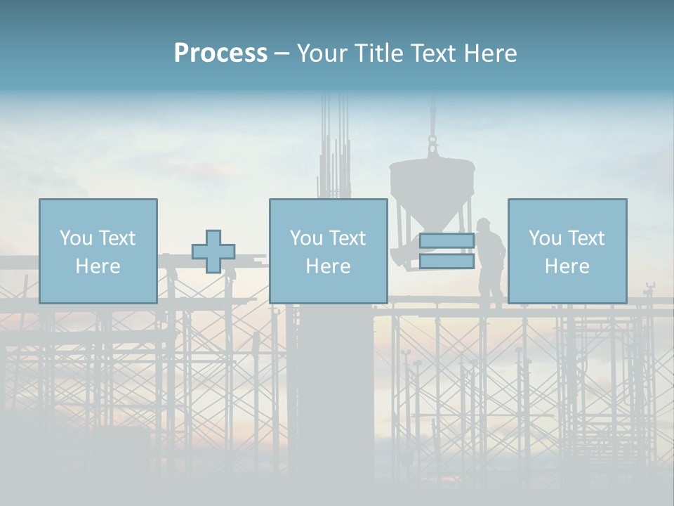 Housing Hardhat Structure PowerPoint Template