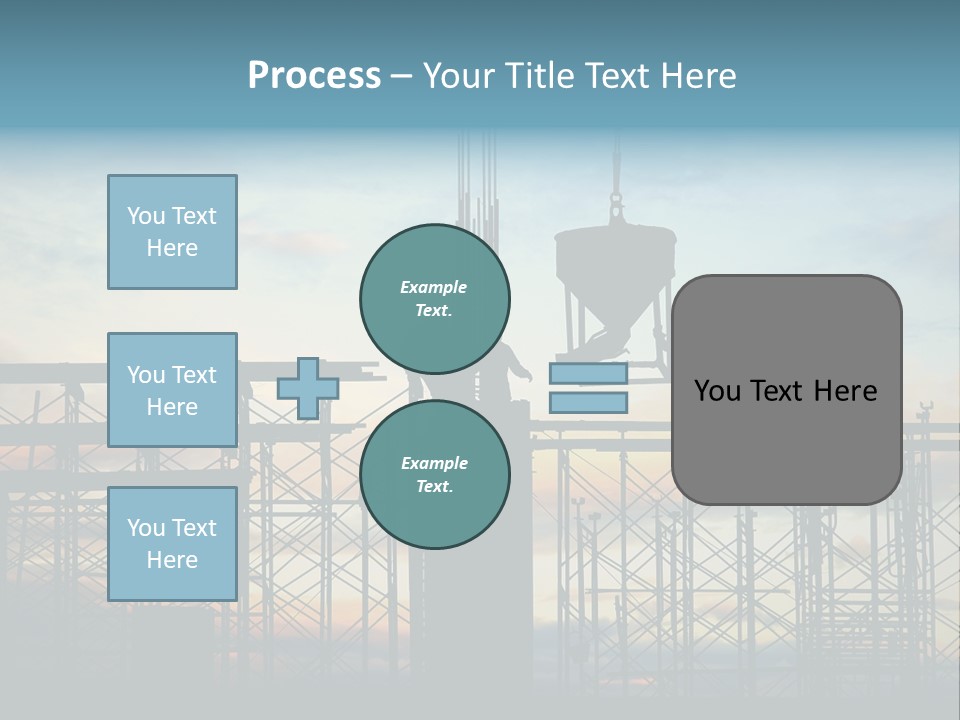 Housing Hardhat Structure PowerPoint Template