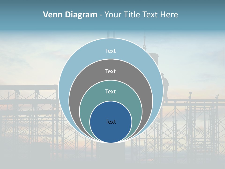 Housing Hardhat Structure PowerPoint Template