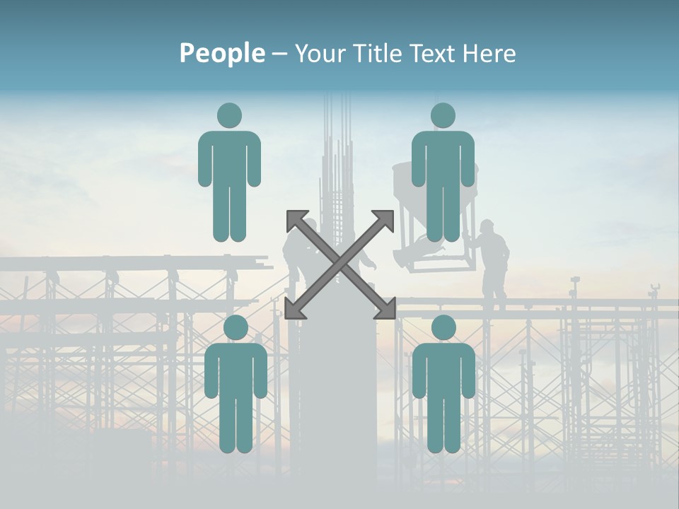 Housing Hardhat Structure PowerPoint Template