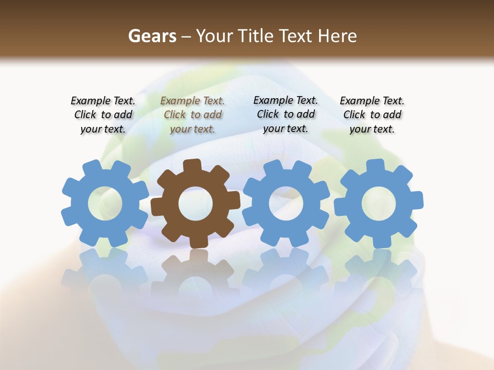 Natural Ozone Continent PowerPoint Template