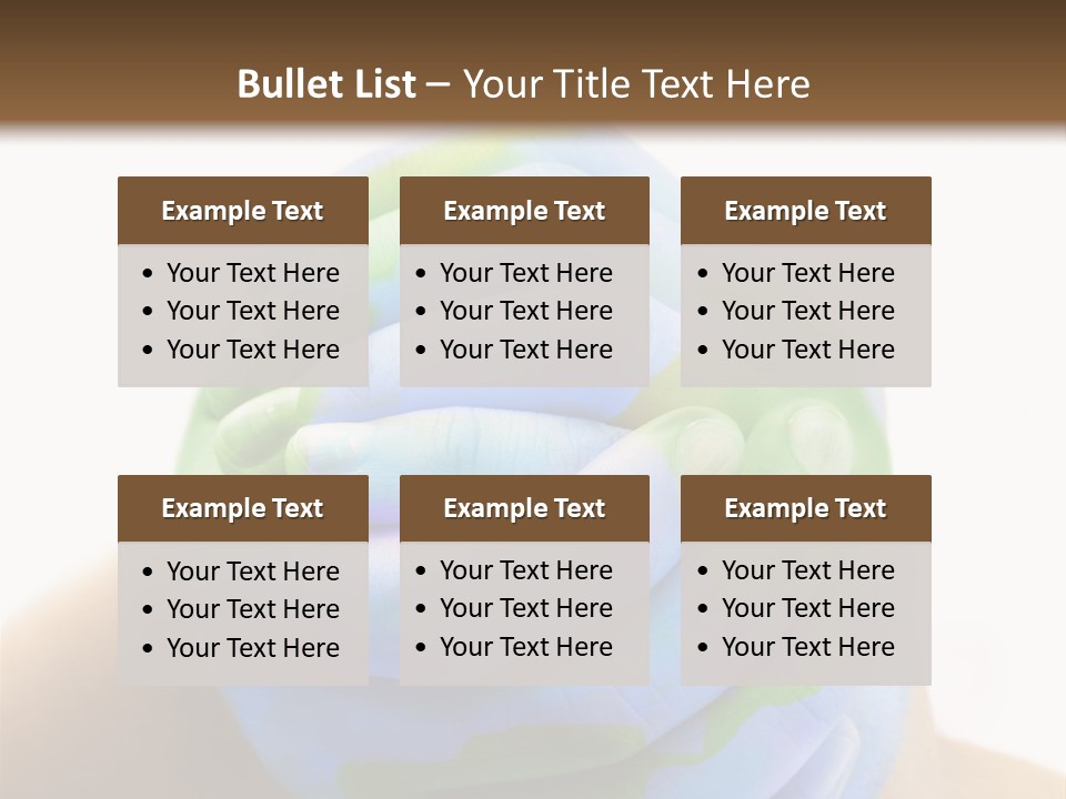 Natural Ozone Continent PowerPoint Template