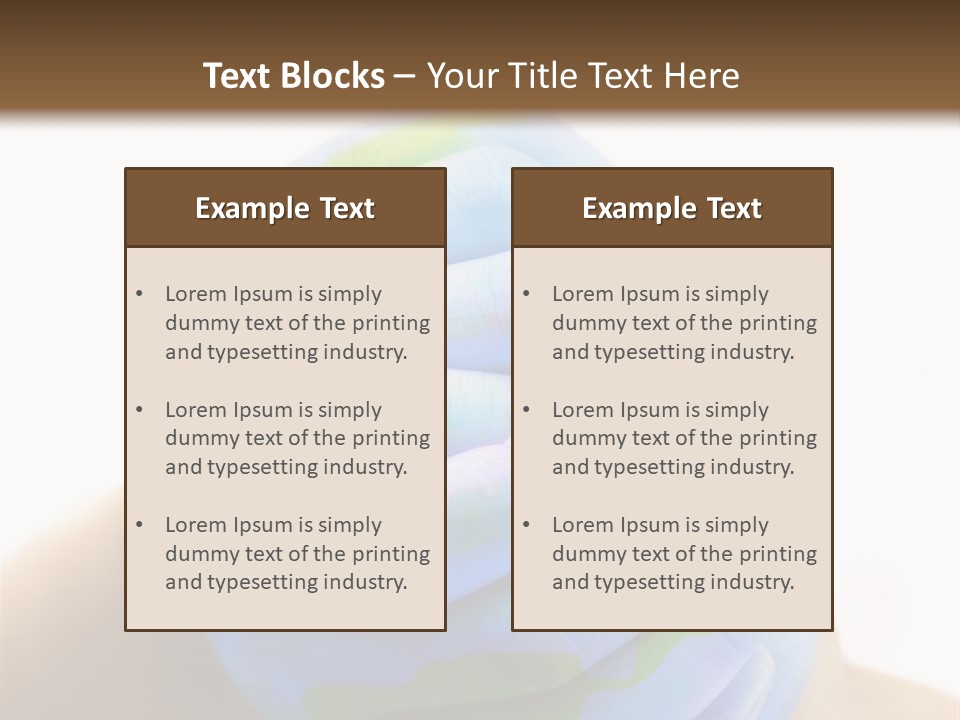 Natural Ozone Continent PowerPoint Template