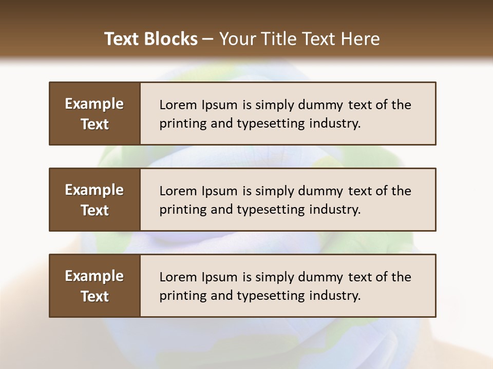 Natural Ozone Continent PowerPoint Template