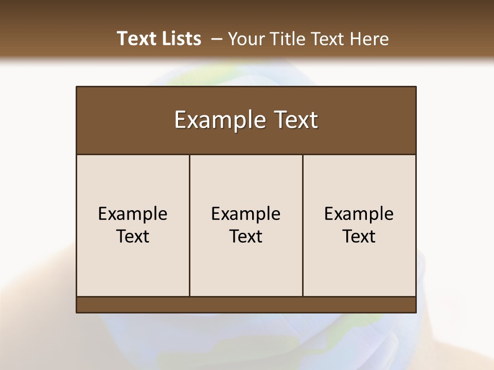 Natural Ozone Continent PowerPoint Template