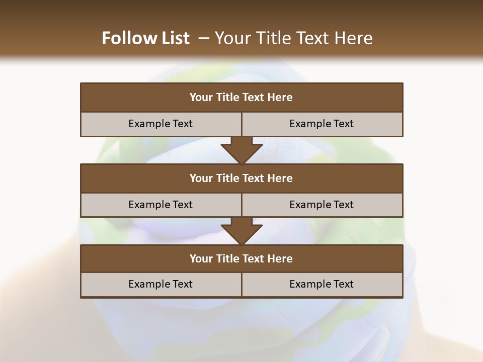 Natural Ozone Continent PowerPoint Template