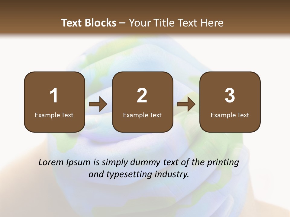Natural Ozone Continent PowerPoint Template
