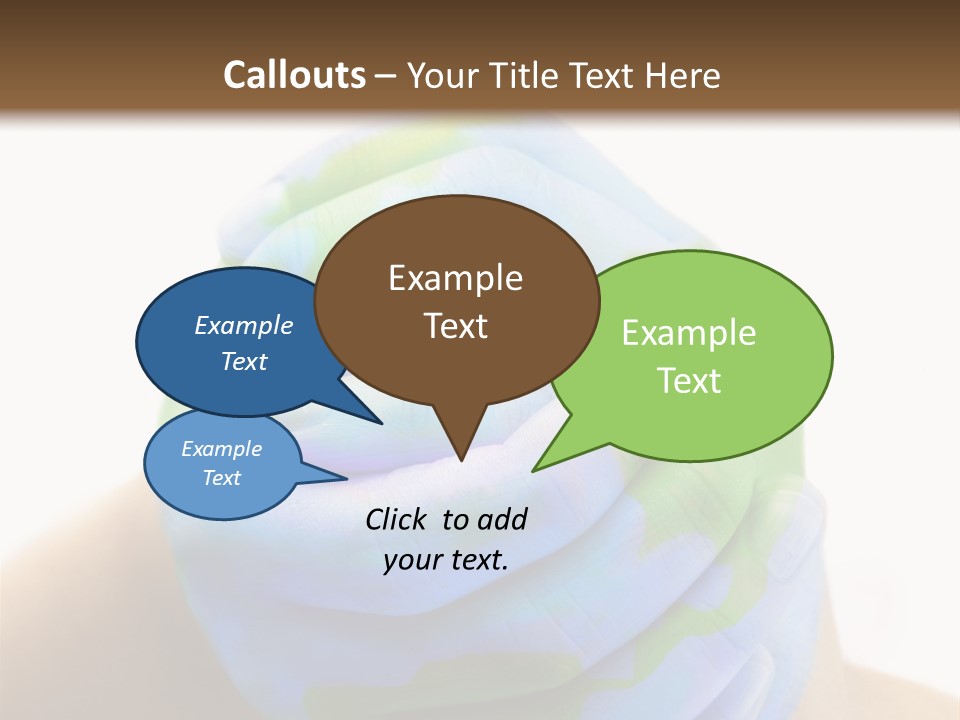 Natural Ozone Continent PowerPoint Template