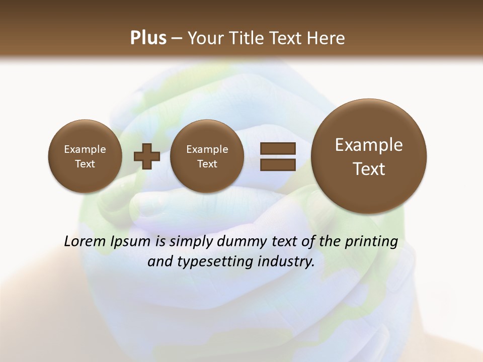 Natural Ozone Continent PowerPoint Template