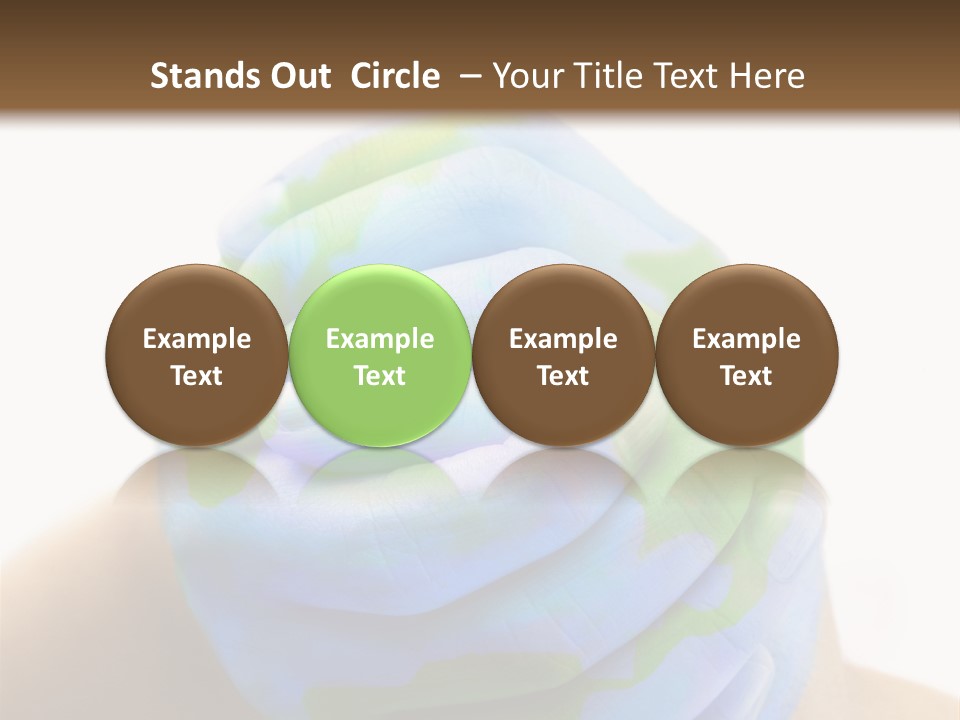 Natural Ozone Continent PowerPoint Template