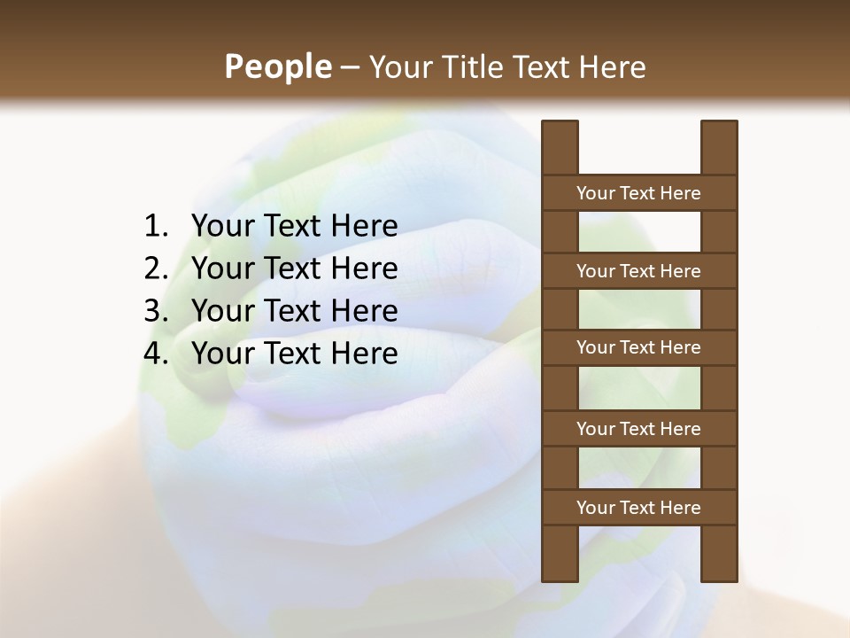 Natural Ozone Continent PowerPoint Template