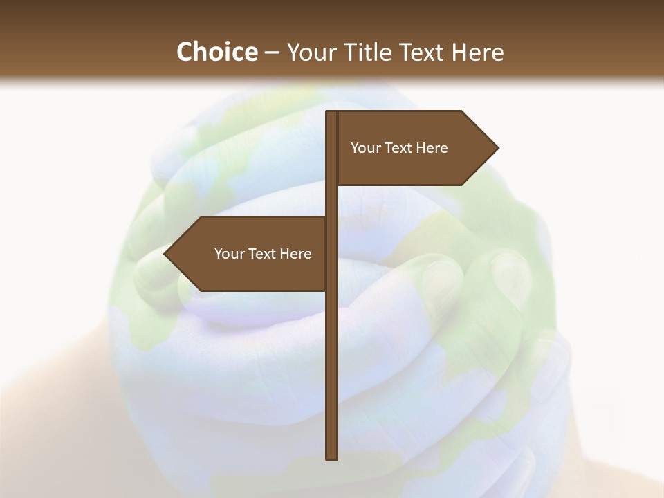 Natural Ozone Continent PowerPoint Template