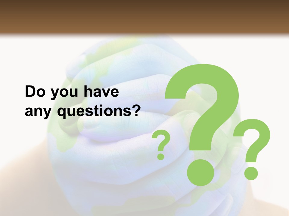 Natural Ozone Continent PowerPoint Template