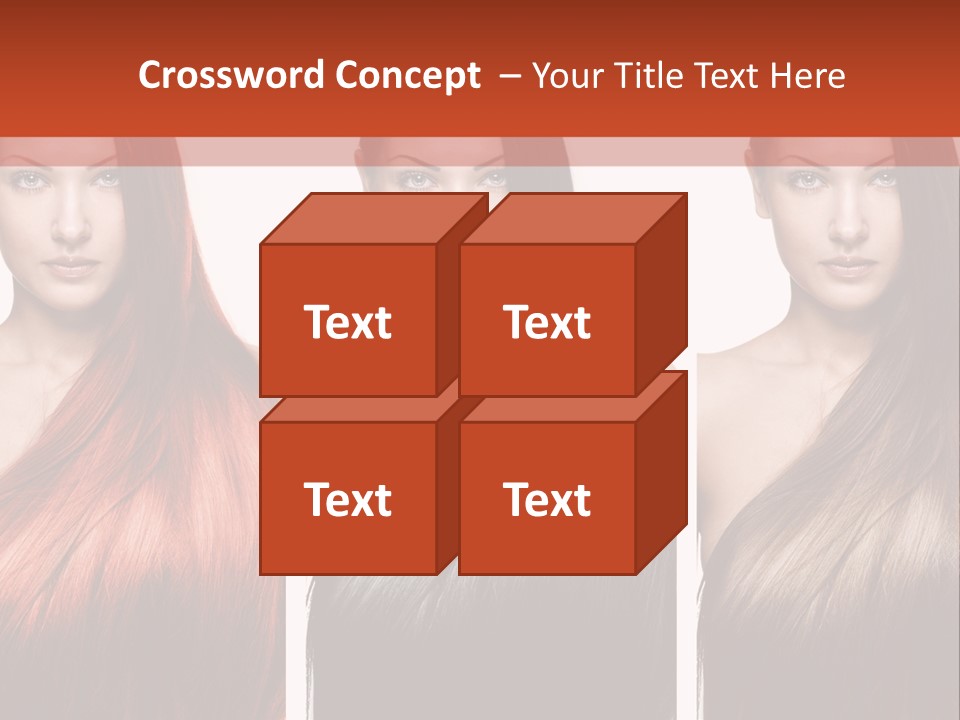 Sensuality Beautiful Long PowerPoint Template