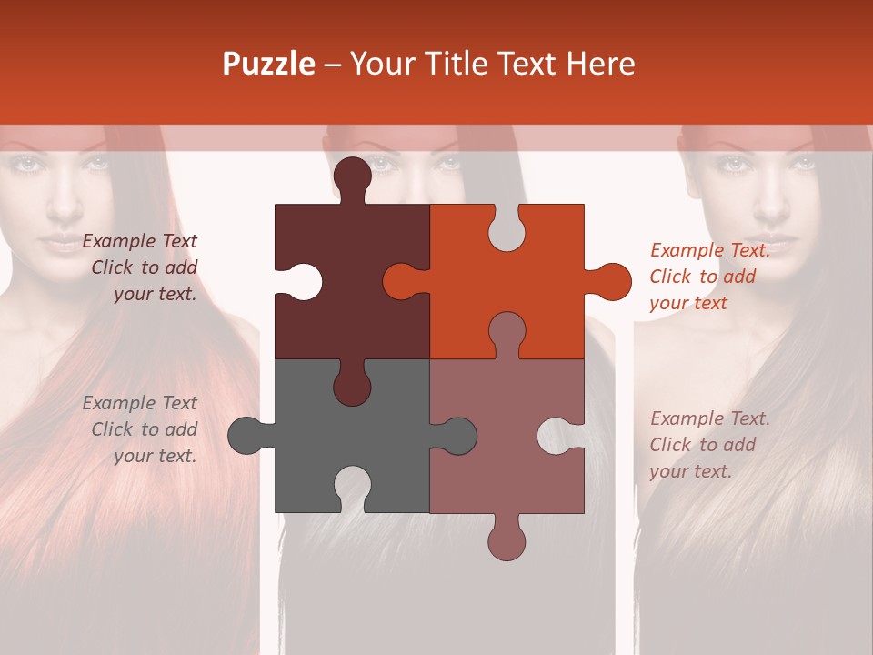 Sensuality Beautiful Long PowerPoint Template