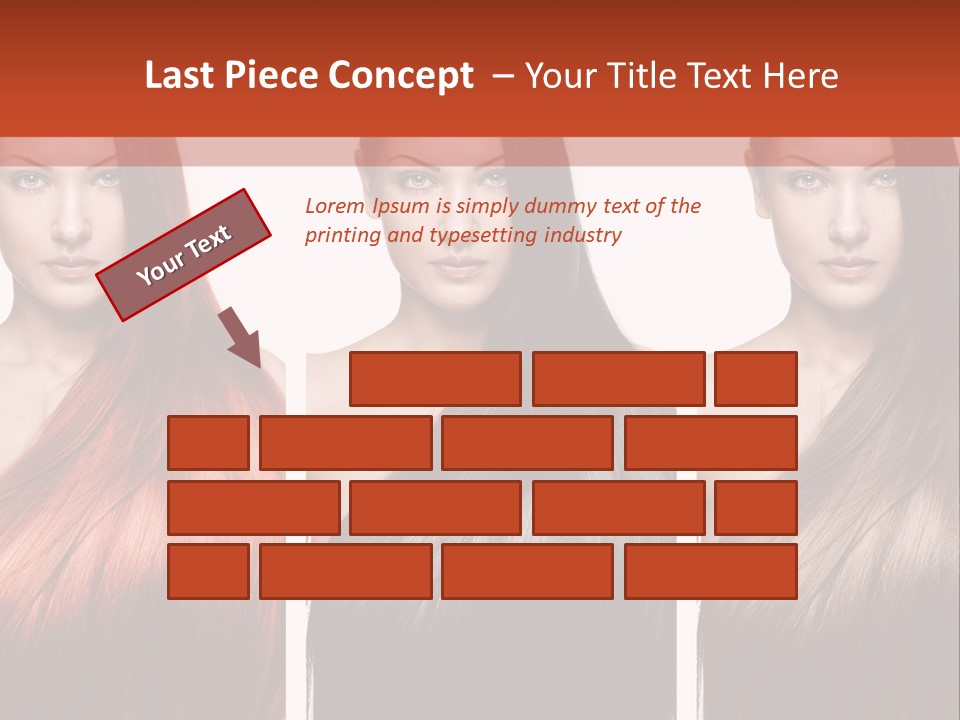 Sensuality Beautiful Long PowerPoint Template