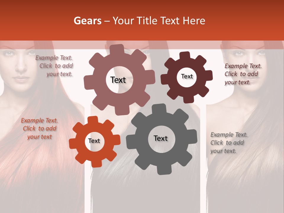 Sensuality Beautiful Long PowerPoint Template