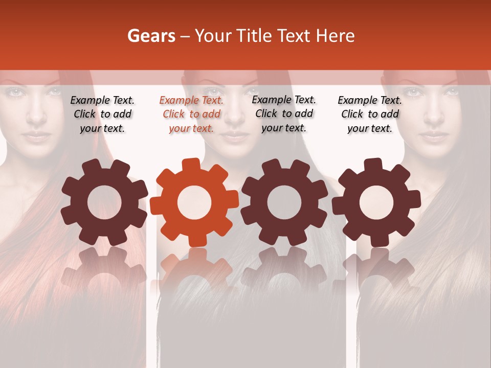 Sensuality Beautiful Long PowerPoint Template