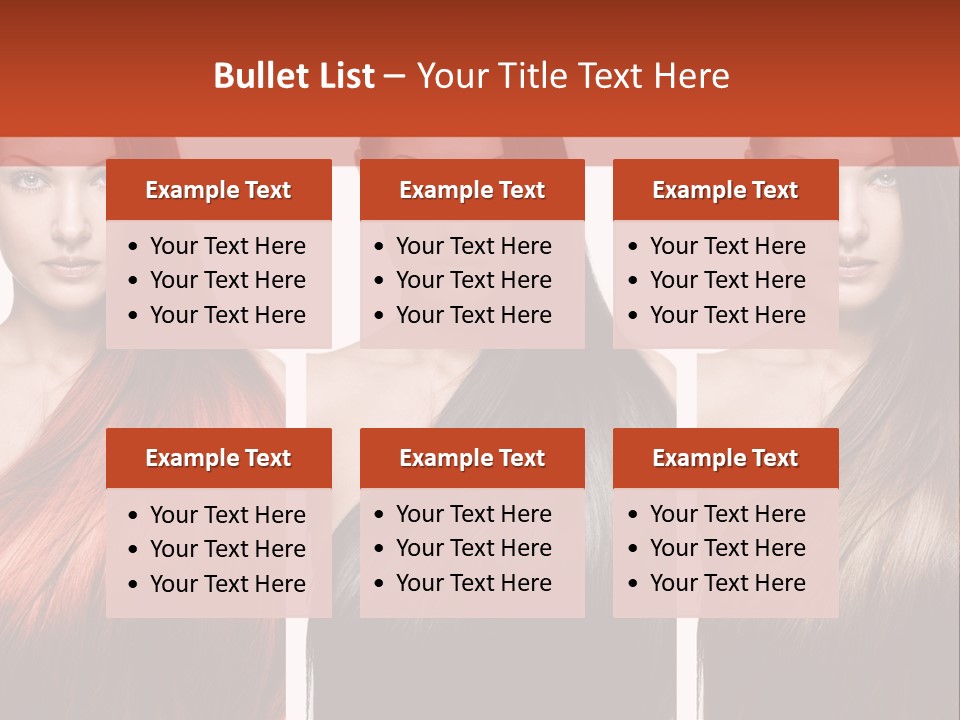 Sensuality Beautiful Long PowerPoint Template