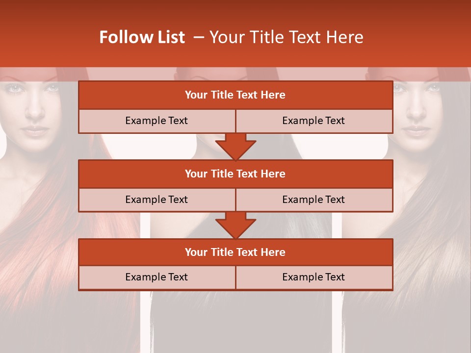 Sensuality Beautiful Long PowerPoint Template