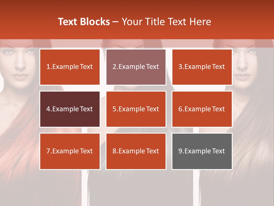 Sensuality Beautiful Long PowerPoint Template