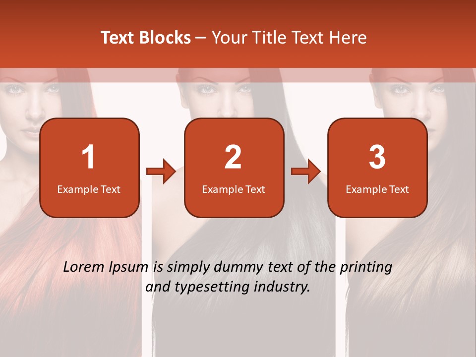Sensuality Beautiful Long PowerPoint Template