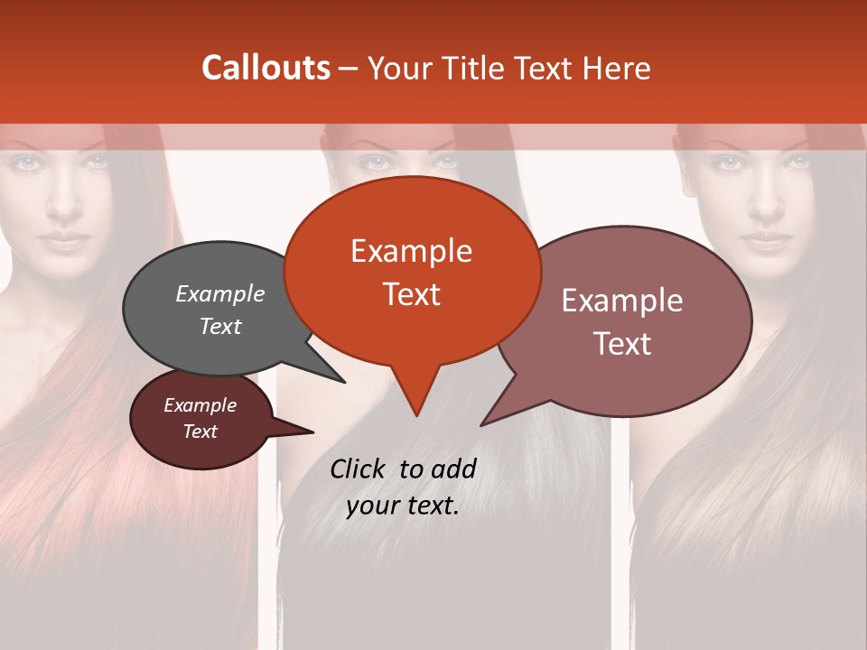Sensuality Beautiful Long PowerPoint Template