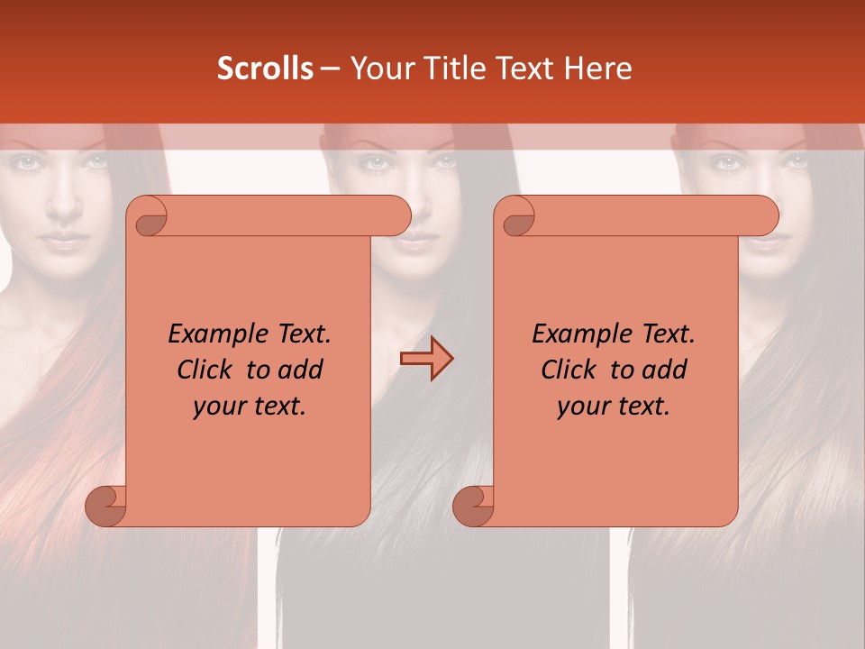 Sensuality Beautiful Long PowerPoint Template