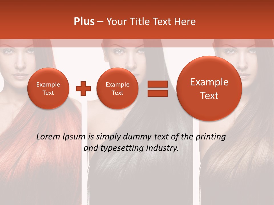 Sensuality Beautiful Long PowerPoint Template