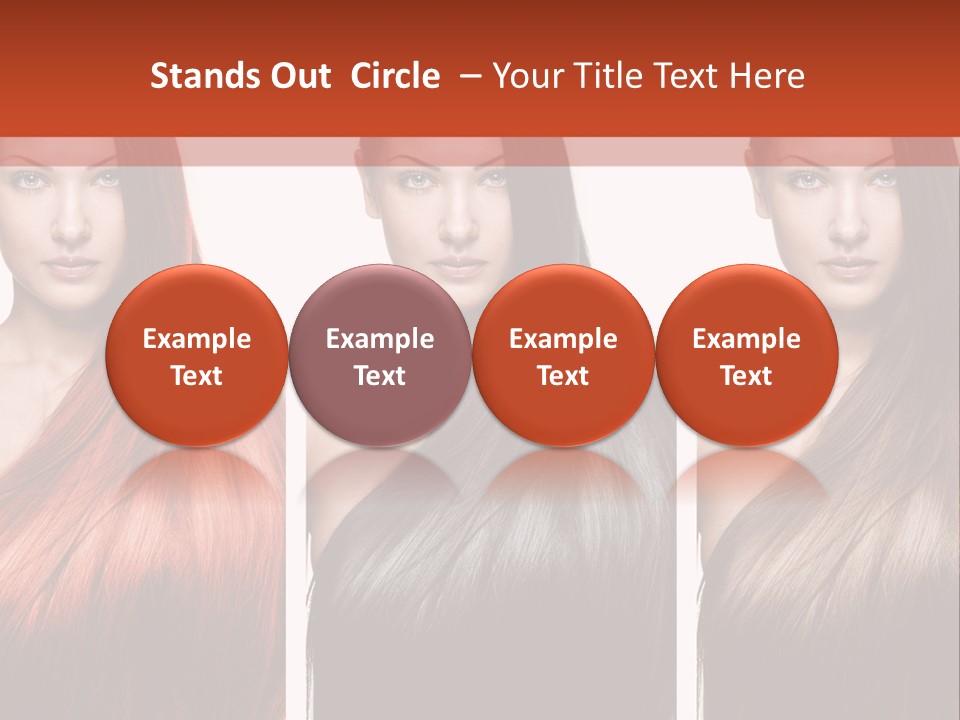 Sensuality Beautiful Long PowerPoint Template