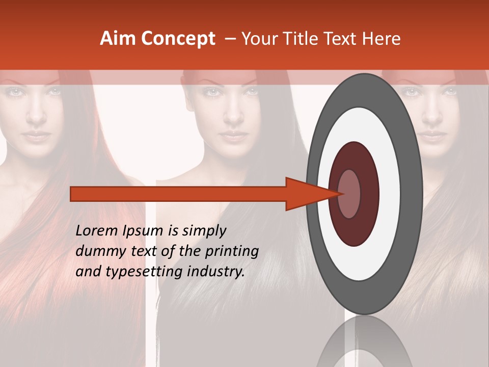 Sensuality Beautiful Long PowerPoint Template