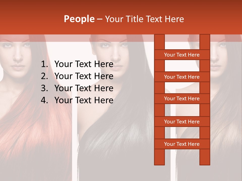 Sensuality Beautiful Long PowerPoint Template