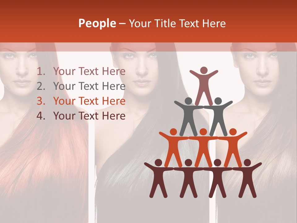 Sensuality Beautiful Long PowerPoint Template