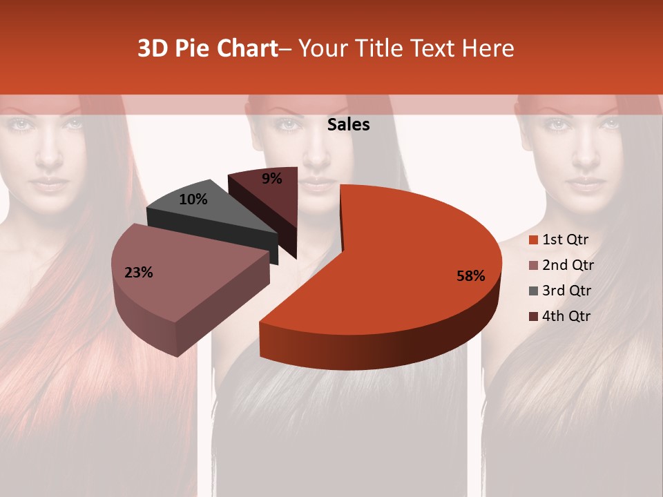 Sensuality Beautiful Long PowerPoint Template