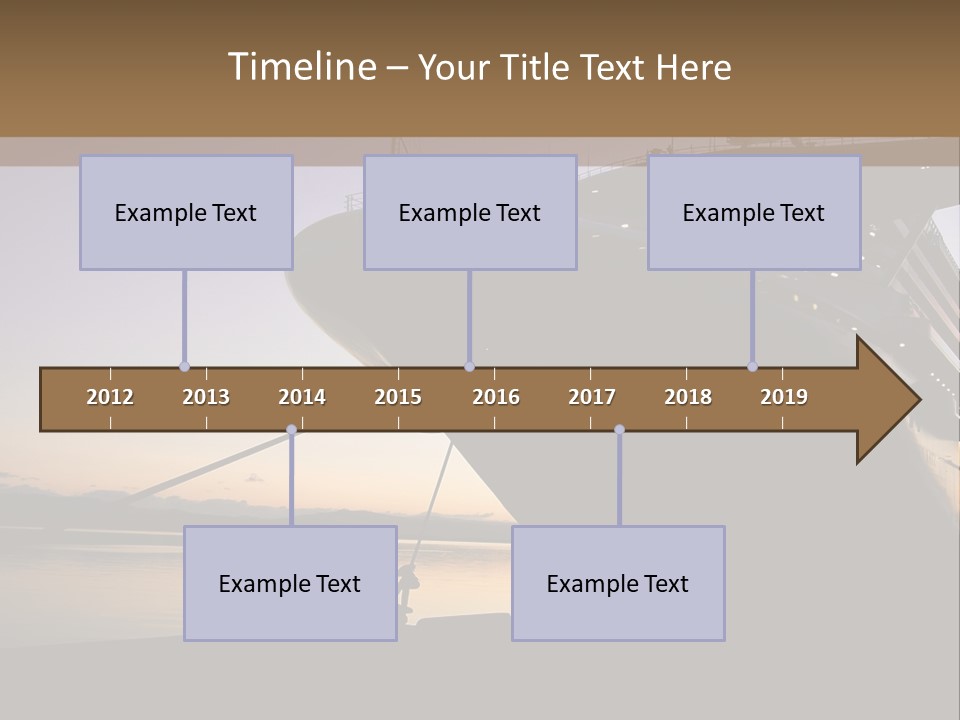 Relaxation Sunset Island PowerPoint Template