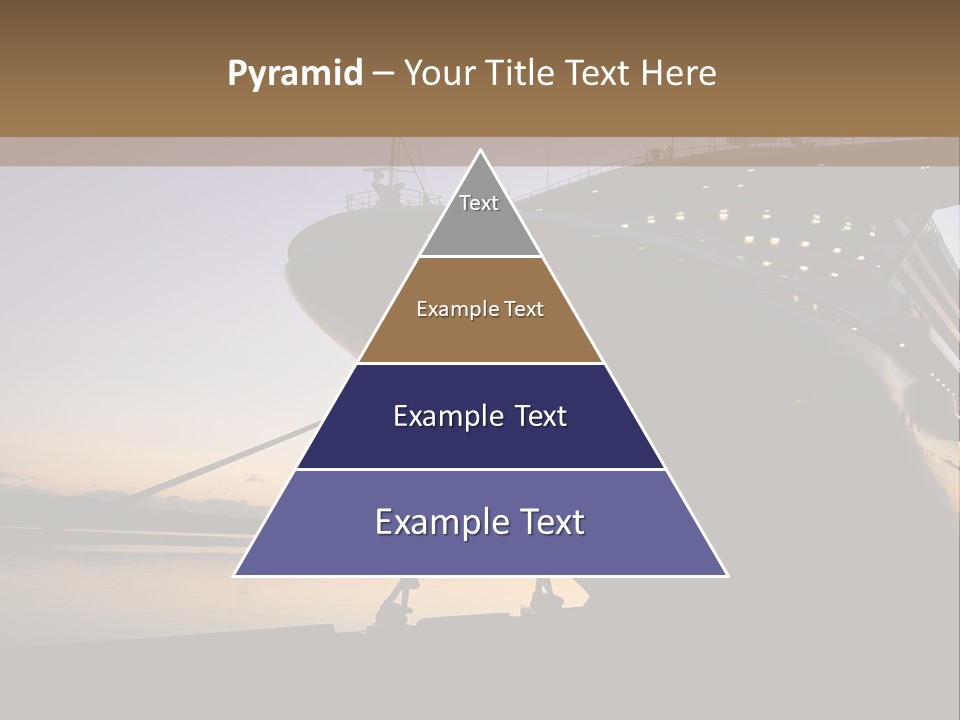 Relaxation Sunset Island PowerPoint Template