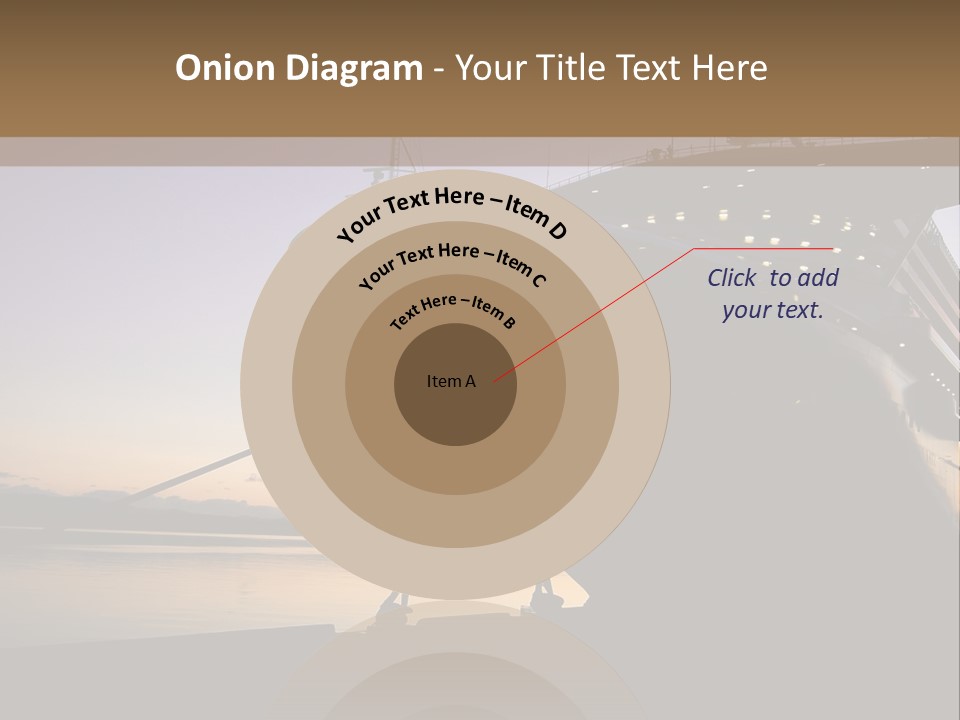 Relaxation Sunset Island PowerPoint Template
