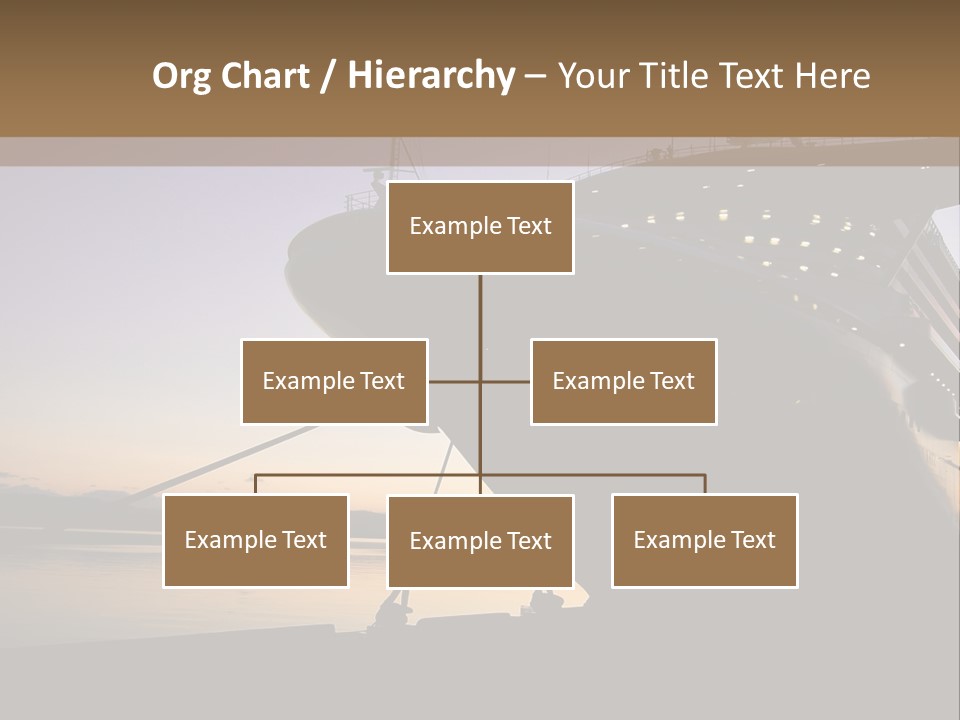 Relaxation Sunset Island PowerPoint Template