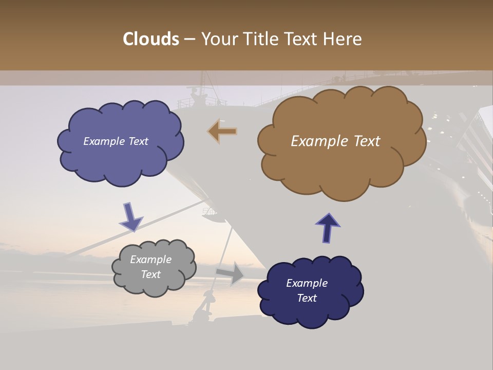 Relaxation Sunset Island PowerPoint Template