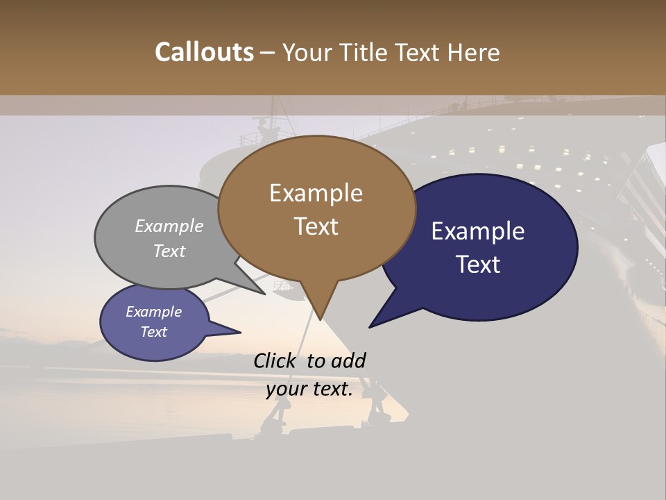Relaxation Sunset Island PowerPoint Template