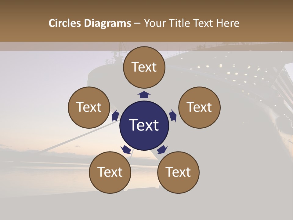 Relaxation Sunset Island PowerPoint Template