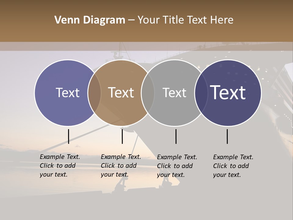 Relaxation Sunset Island PowerPoint Template
