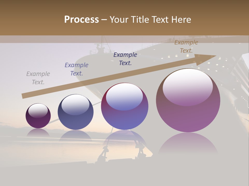 Relaxation Sunset Island PowerPoint Template