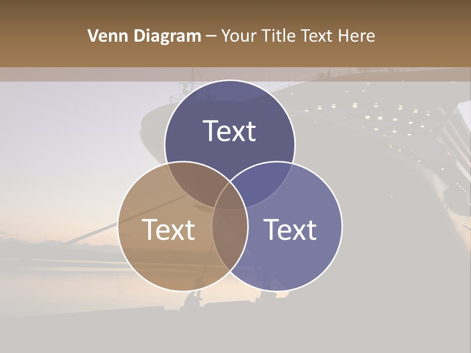 Relaxation Sunset Island PowerPoint Template