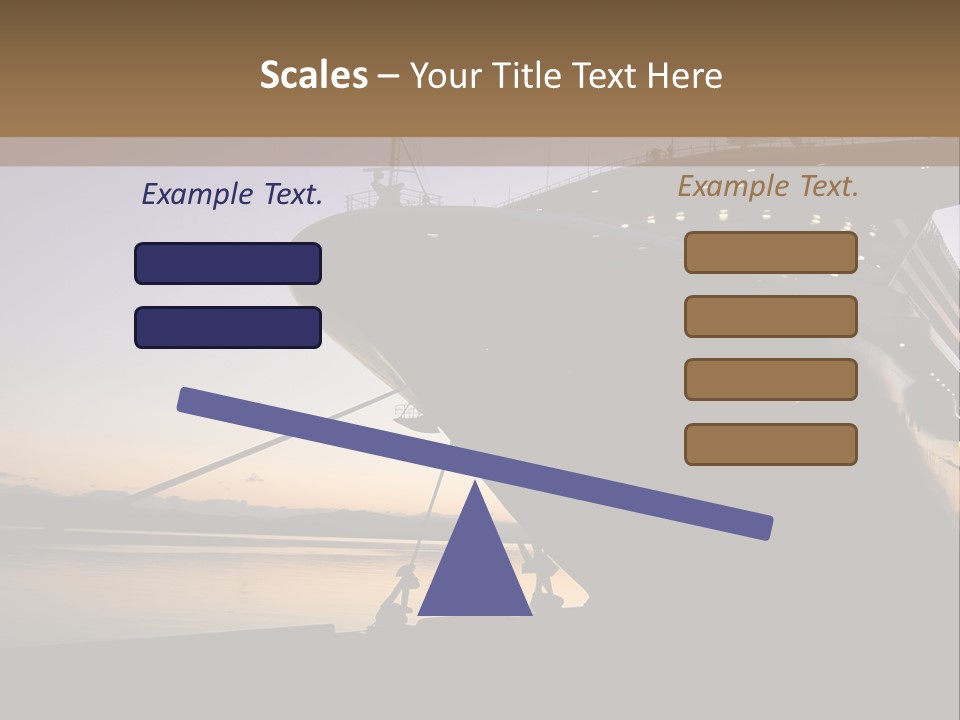 Relaxation Sunset Island PowerPoint Template