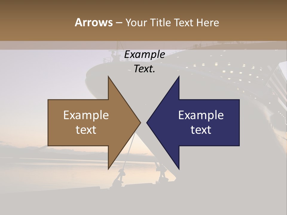 Relaxation Sunset Island PowerPoint Template