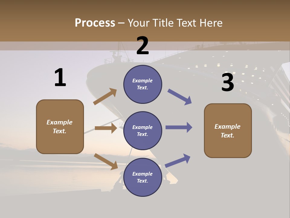 Relaxation Sunset Island PowerPoint Template